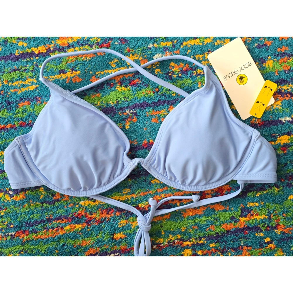 NWT‎ Body Glove Smoothies Patsy Underwire Bikini Top in Periwinkle Size S